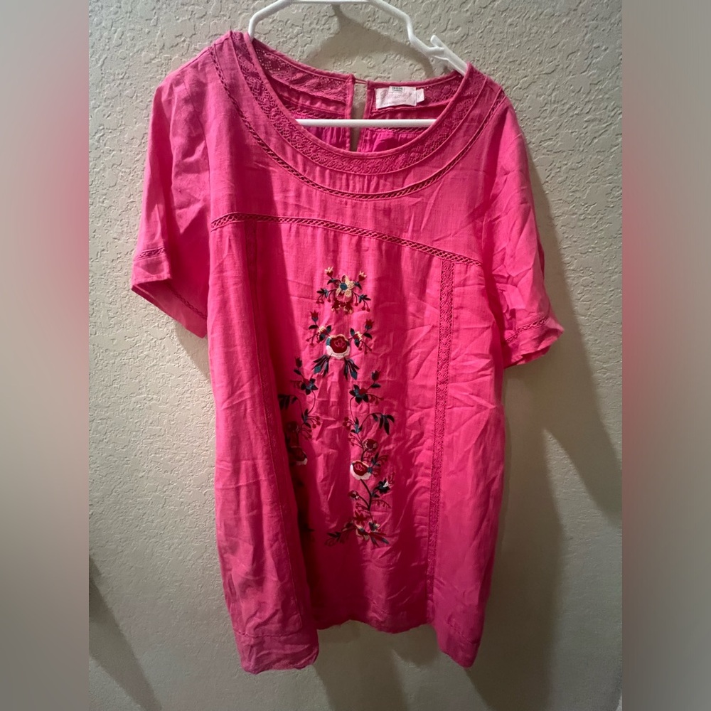 Women’s Pink Lily Fiesta Mid length Dress
